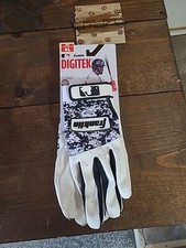 Franklin Sports MLB Xl Digitek Baseball Batting Gloves - Gray/White/Black Digi -