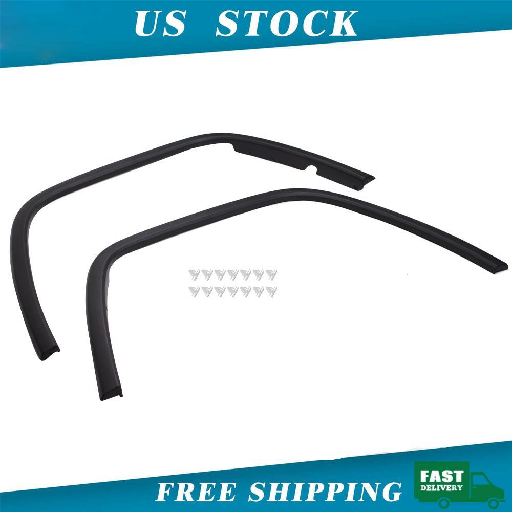 2 PCS Wheel Arch Fender Flare Molding Trim Set For 2011-2016 Jeep Grand Cherokee
