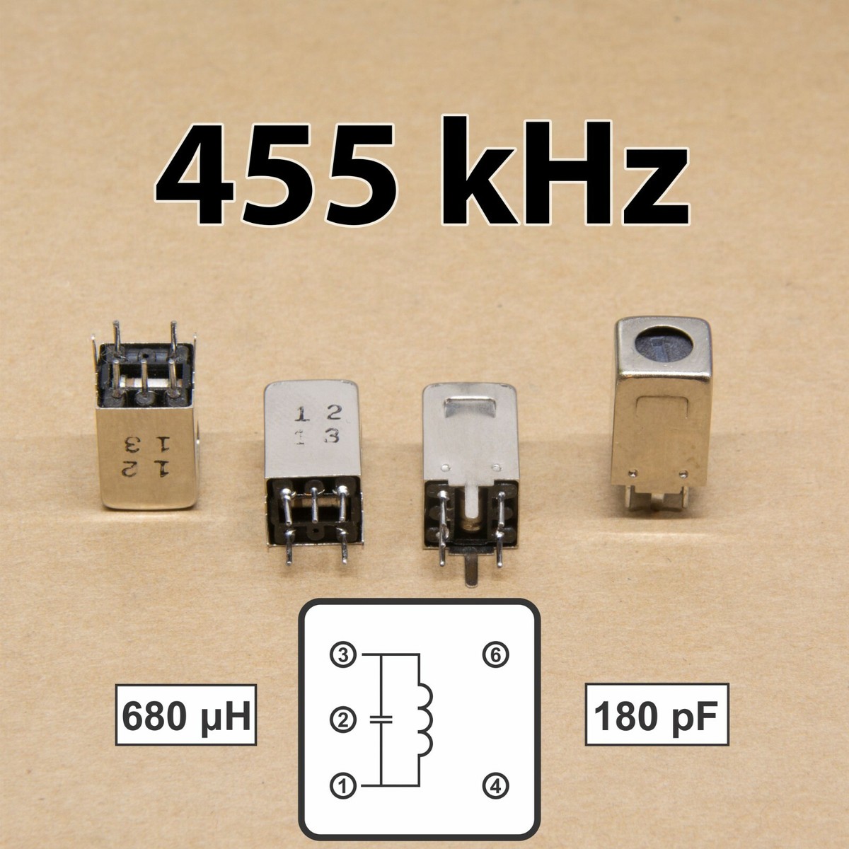 Coil Adjustable 455kHz TOKO 7MC-8128Z Quadrature FM, IF Coil Adjustable 455kHz TOKO 7MC-8128Z Quadrature FM, IF