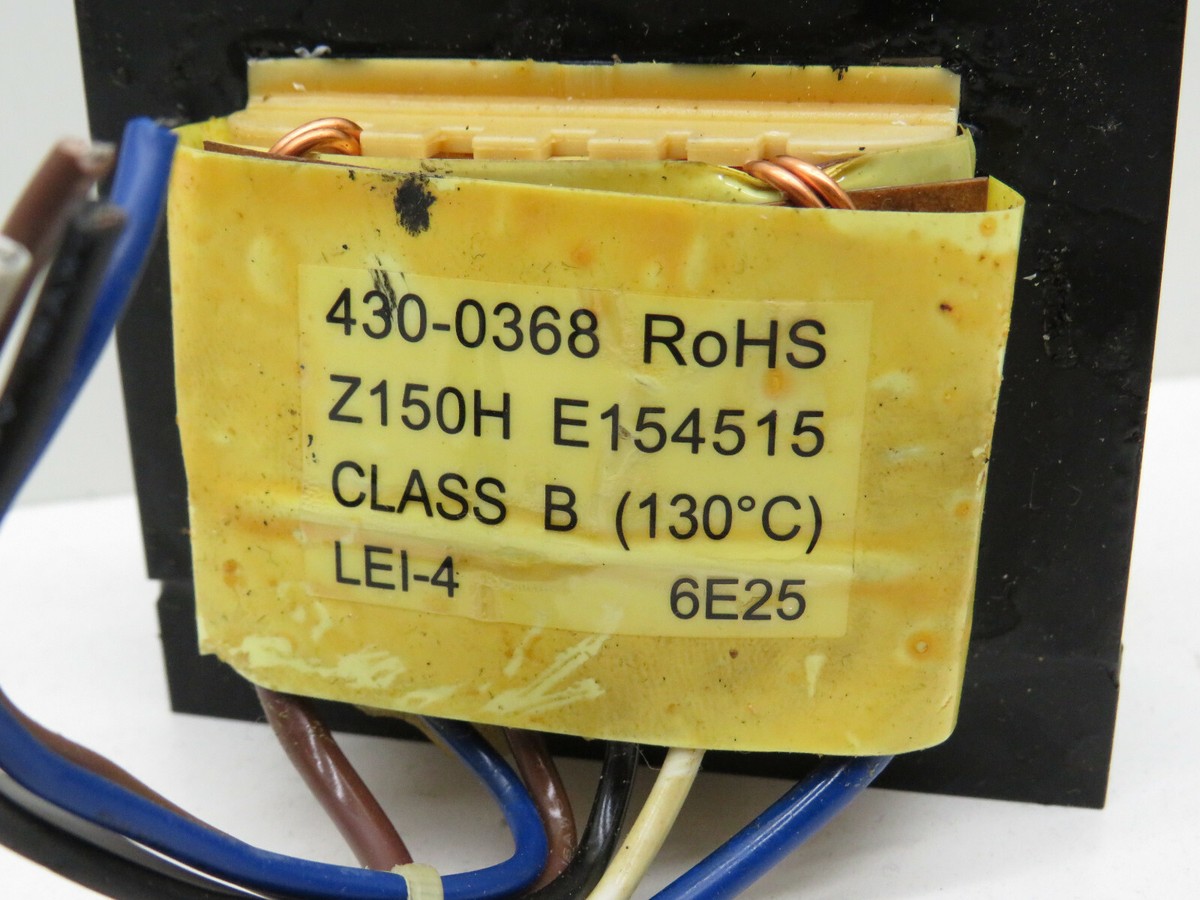 430-0368 Power Supply Transformer Class B - Z150H E154515
