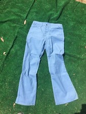 Vintage 1976 Levi's Durawale Plus Blue Corduroy Bell Bottoms Rare See Photos NOS