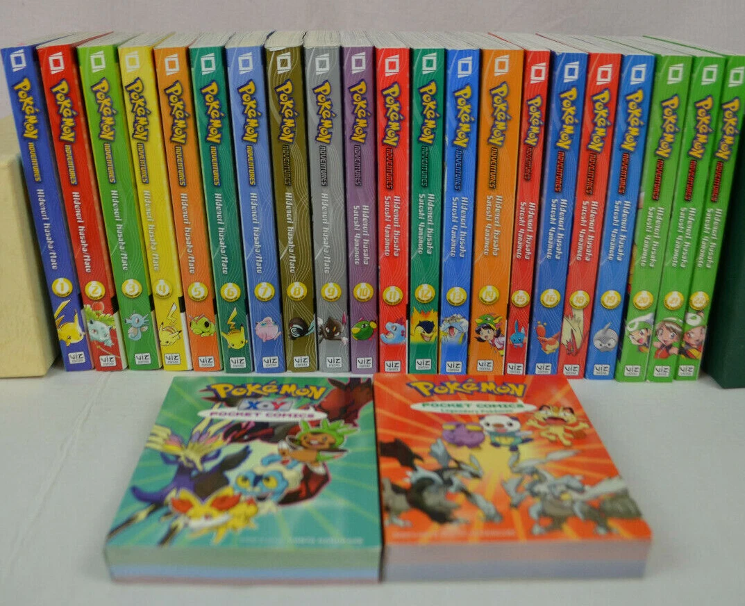 Pokémon adventures Manga volumes 1 - 16 18-22 + 2 pocket comics 23 total  books