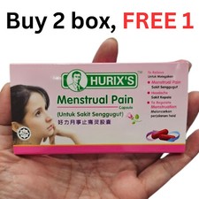 HURIX'S Menstrual Pain Relief Capsule 9's x 2 - Period Pain  Headache
