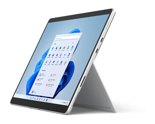 Microsoft Surface Pro 8 13" Touch (256GB SSD, Intel Core i5 11th Gen., 4.20 GHz, 8GB) Laptop - Platinum - 8PQ-00001