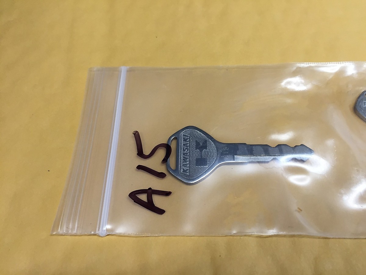 Key Precut Replacement # A15 KE250 & KL250 27008-073-15 Kawasaki