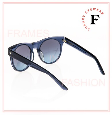 SAINT LAURENT 6360 YSL SL6360 Transparent Navy Blue Shield