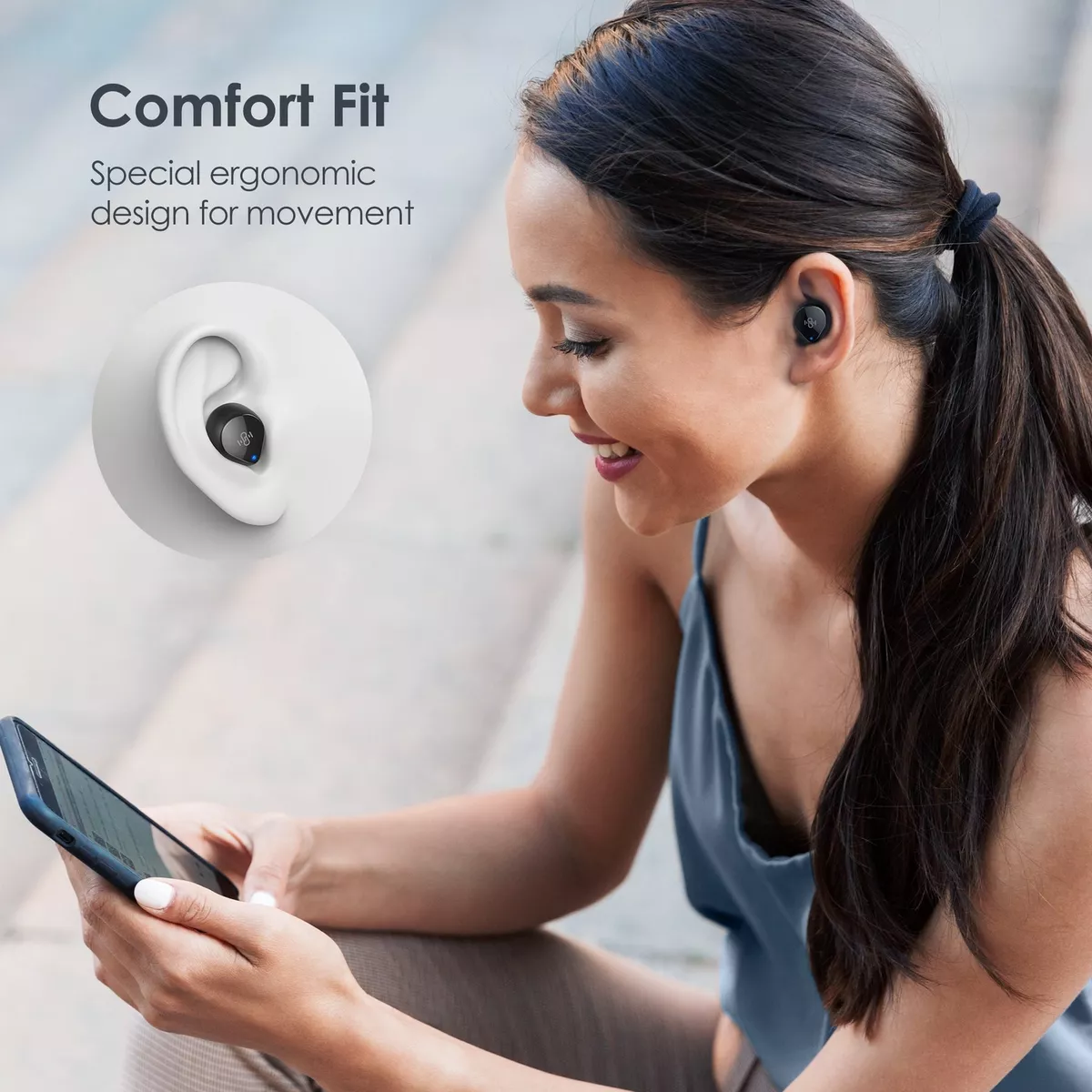 Boltune Store BT BH021 Truly Wireless Bluetooth In Ear Earbuds