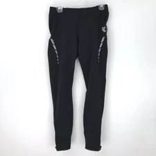Pearl Izumi Womens Select Skinny Cycling Pants Black Stretch Drawstring Waist L