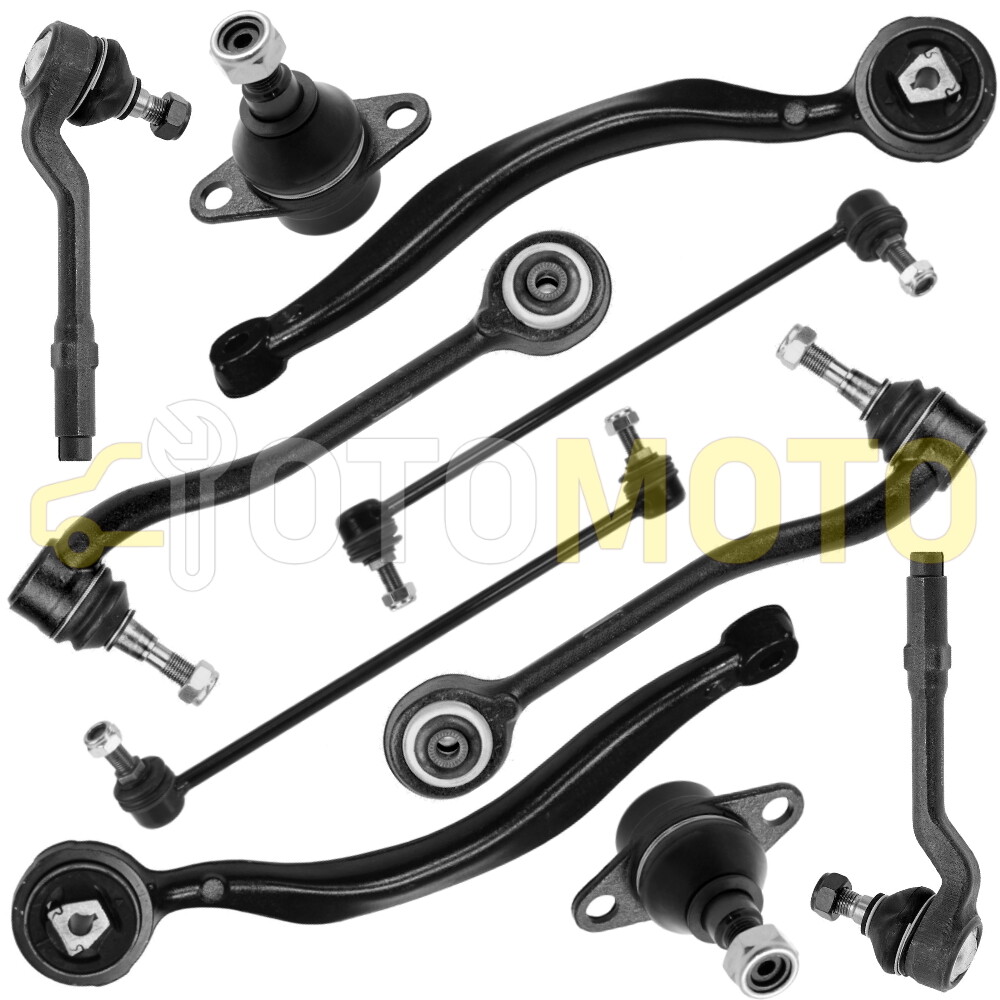 Bras de suspension BMW X5 E53 kit de 10 pièces haute résistance en acier forgé
