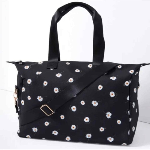 Alice & Olivia Duffel Bag Daisy Print weekender tote luggage fabfitfun carry-on