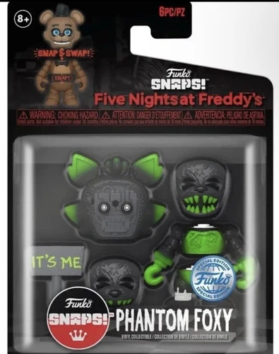 Funko SNAPS! Five Nights At Freddy's EXCLUSIVE PHANTOM FOXY IN HAND RARE -  NEW!