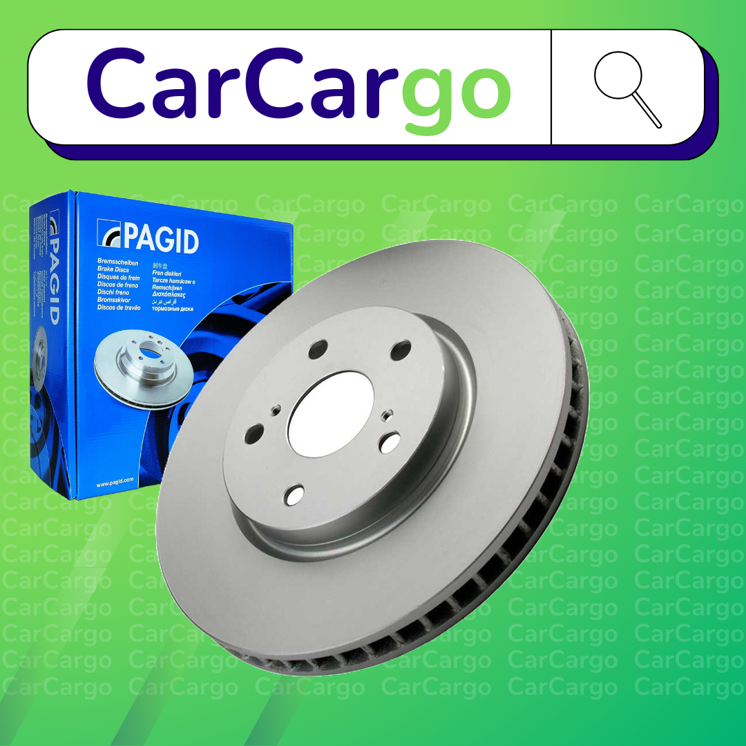 Pagid Vented Front Brake Discs Pair For Toyota Crown 3.0 4WD 2003-2008 296 mm