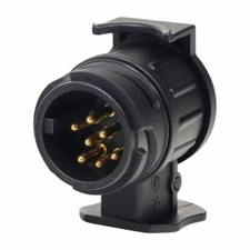 13-PIN to 7-PIN Towing Adaptor for Trailer Caravan & Bike Rack 12v Electric Plug