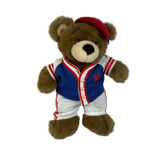 A119 Build A Bear Bearemy Baseball Clothes Plush 16" Stuffed Toy Lovey