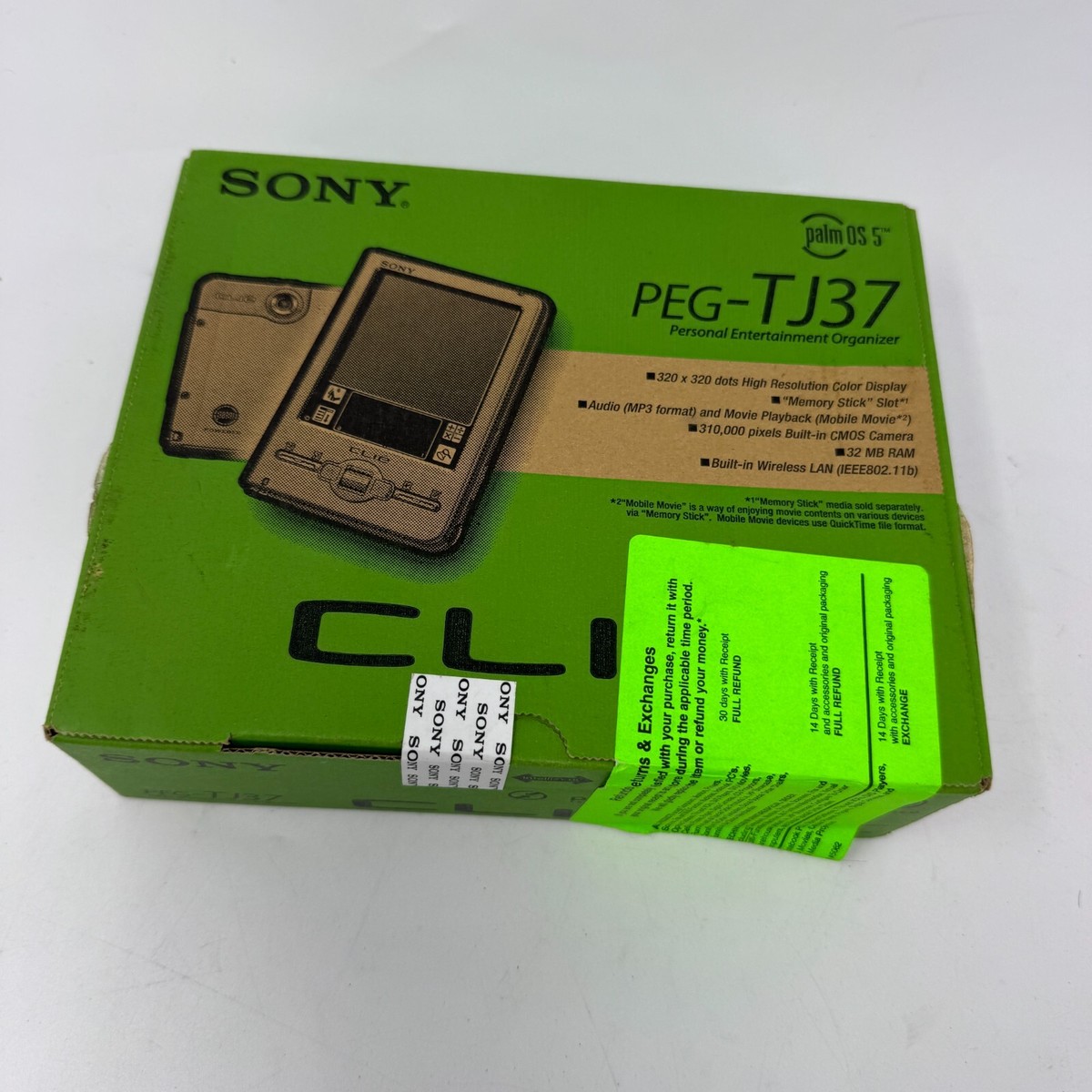 クリエ　PEG-TJ37　パーソナルエンターテイメントオーガナイザー クリエ PEG-TJ37 パーソナルエンターテイメントオーガナイザー 【公式