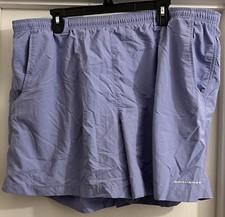 Purple Columbia PFG Omni Shade Mesh Lined Swimming Fishing Shorts Mens 2XL EUC