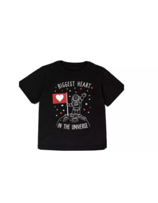 Way To Celebrate Boys Graphic Biggest Heart In The Universe Short Sleeve T-Shirt