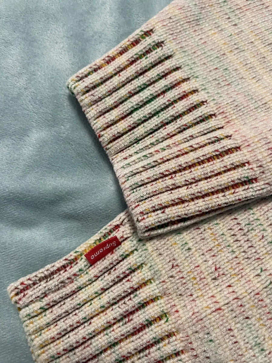 Supreme Sweater Contrast Arc Size Large SKITTLES Rainbow Supreme Sweater Contrast Arc Size Large SKITTLES Rainbow