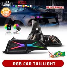 COLIGHT RGB Chase Color LED Tail Lights for Model Y 21-23 Rear Side Stop Lamp