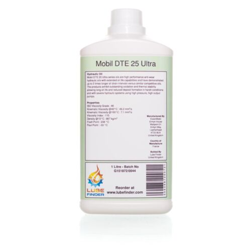 1L Mobil DTE 25 Ultra ISO VG 46 Hydraulic Oil - 第 1/1 張圖片