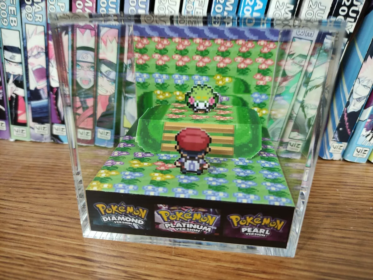 Pokemon Meme PP2 Encounter Handmade Diorama - Gameboy Gaming/Retro