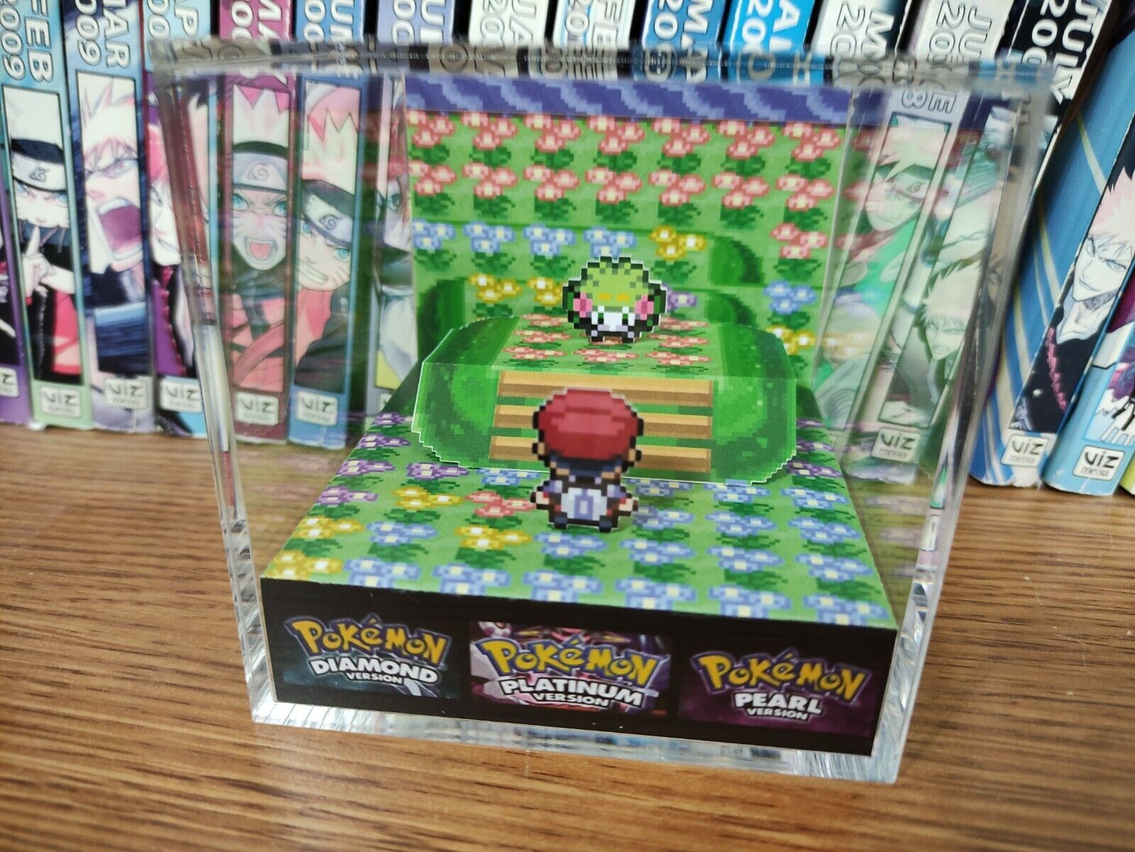 Pokemon Meme PP2 Encounter Handmade Diorama - Gameboy Gaming/Retro Cube -  Fanart