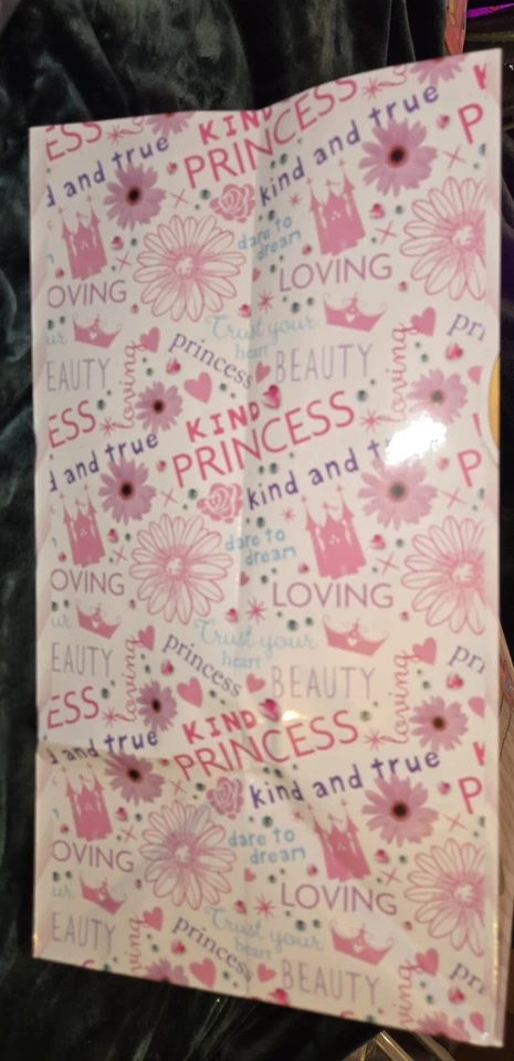 12 Disney Princesses Pink Gift Bags With Glitter From Hallmark  15 In Tall NEW - Image 4 of 4