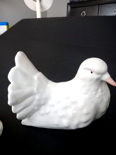 Goebel W. Germany Vintage Porcelain White Dove Pair Figurines - Picture 7 of 22