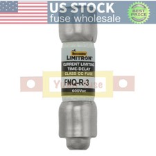 10PCS FNQR3 New Bussmann FNQ-R-3 3A 600Vac Time-delay Fuse Fast Shipment