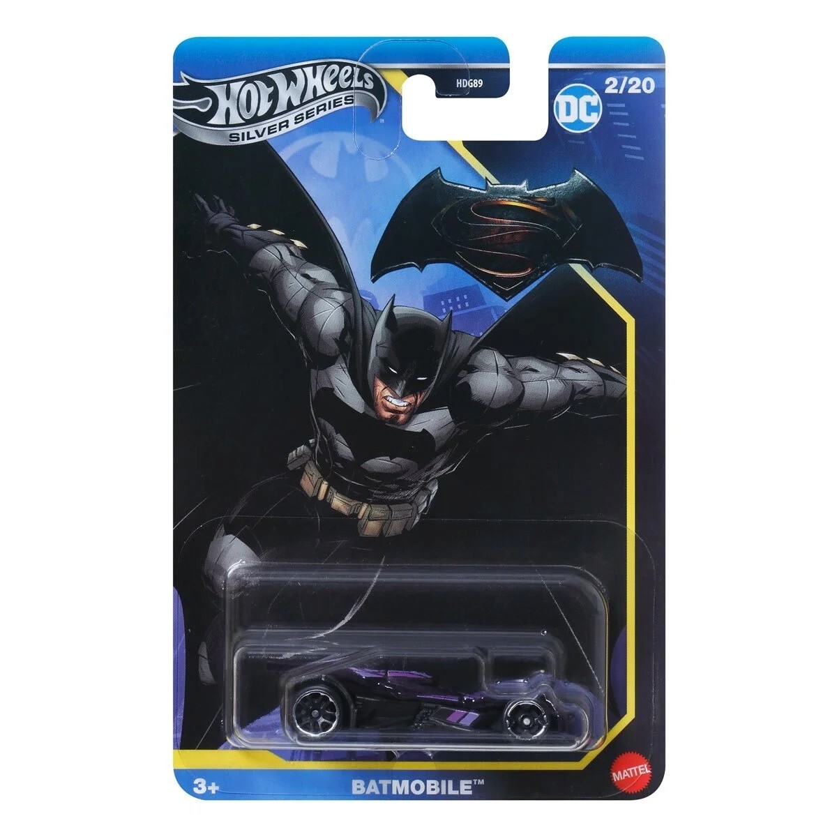 Hot Wheels Silver Series - 2025 Batman 2/20 Batmobile (BBJBY07)