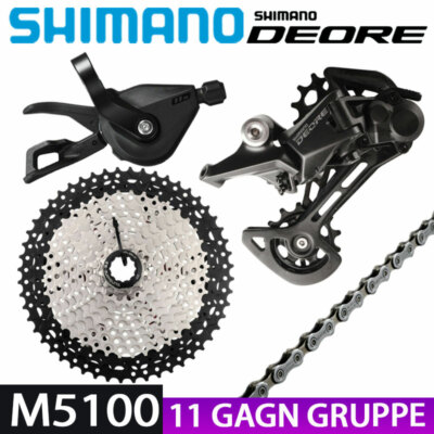Shimano Deore M5100 Shifter Schaltwerk Kette Sunshine Kassette 11Fach MTB Gruppe