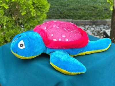 National Prize Toy Sea Turtle Pink Bubble Pattern Plush Stuffed  Animal