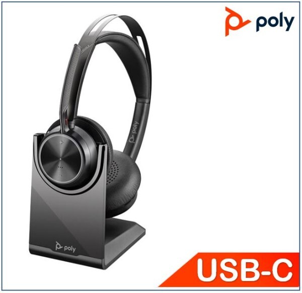Buy Poly Voyager Focus 2 Headband Headsets - Black (214433-01