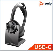 Poly Voyager Focus 2 Headband Headsets - Black (214433-01 Poly Voyager Focus 2 Headband Headsets - Black (214433-01
