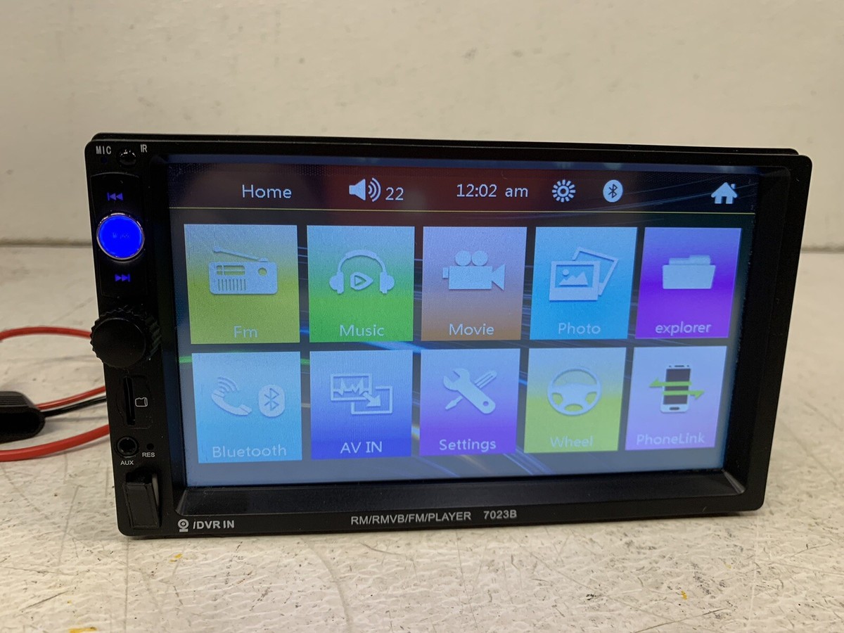 7023B Media player Bluetooth MP5 AUX USB radio stereo 7
