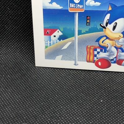 Sonic the hedgehog Sega No.104 Vintage Card Japanese Very Rare