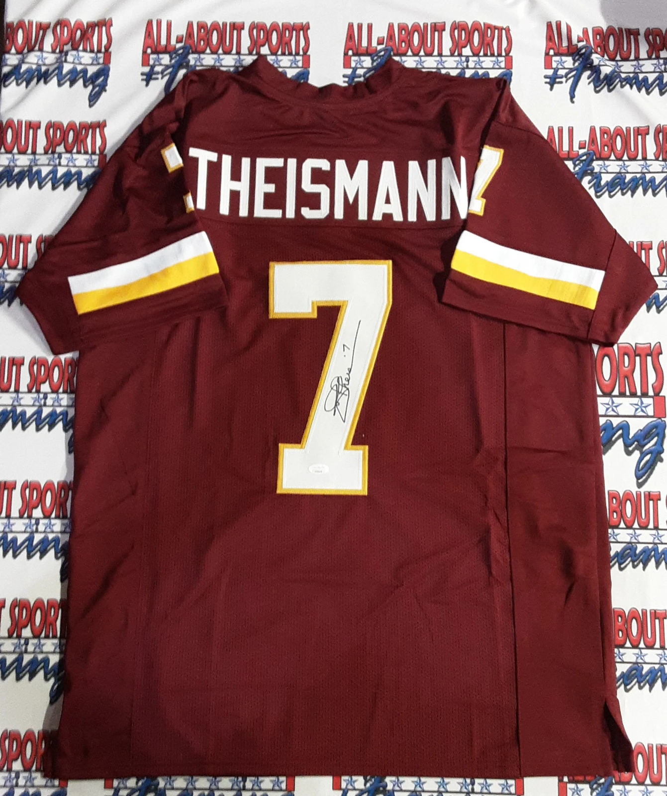 Joe Theismann Authentic Signed Pro Style Jersey Autographed JSA R1 