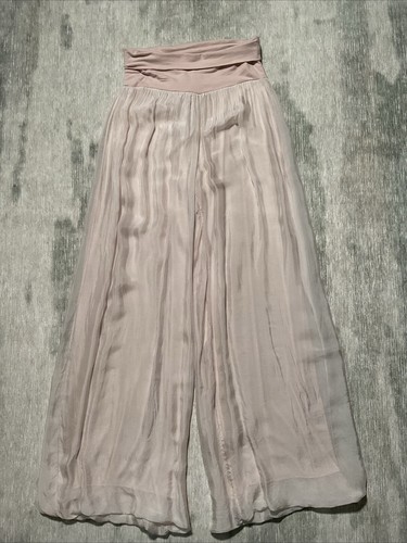 Obsession Women’s Pink Pull-on Silk Pants One Size