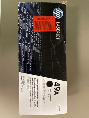HP Inc. 49A Black Original LaserJet Toner Cartridge, ~2,500 pages, Q5949A