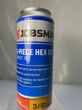 Hex Head Socket Set 11 PC JOBSMART 1/4in & 3/8in Drive Cr-V Heavy Duty