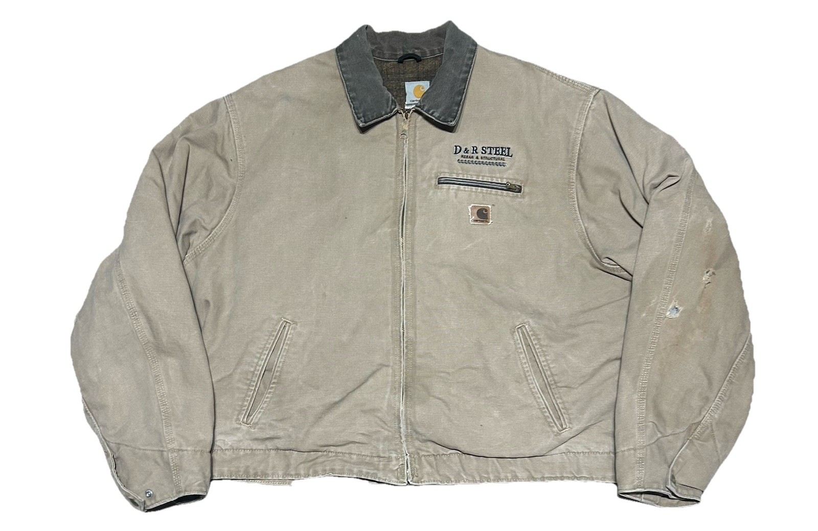 Carhartt Detroit J97 Vintage Blanket Lined Jacket Size XXL