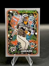 2024 Topps Holiday CJ Abrams Silver Glitter Parallel #H47 Washington Nationals