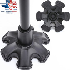 Cane Tip with 6 Support Rubber Foot for Walking Canes 3/4 Inch Shaft, Self-Stand