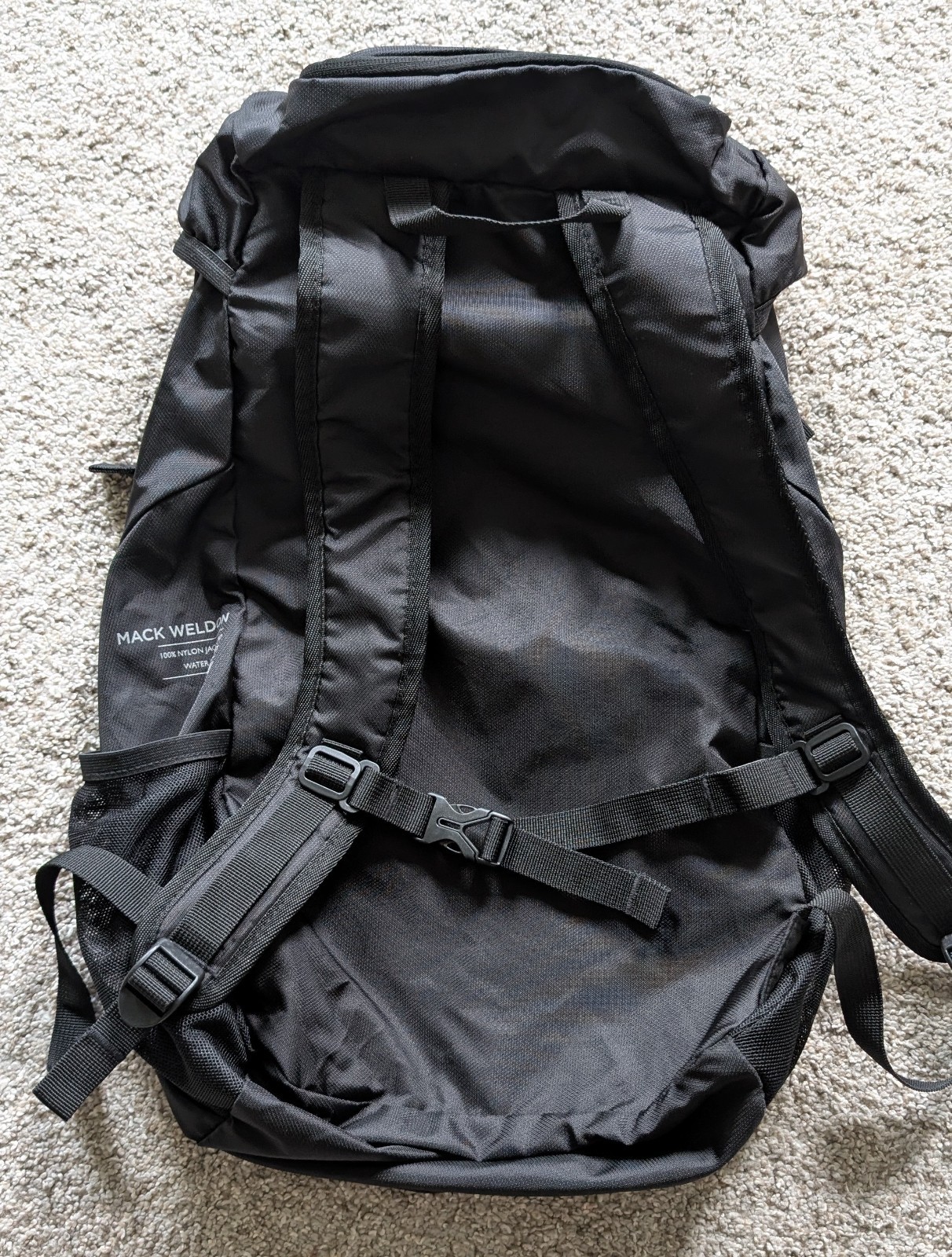 Mack Weldon soft shell backpack black travel nylo… - image 6