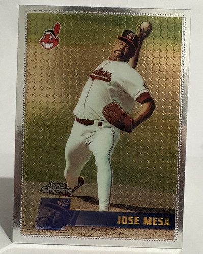 1996 Topps Chrome Jose Mesa #111 card
