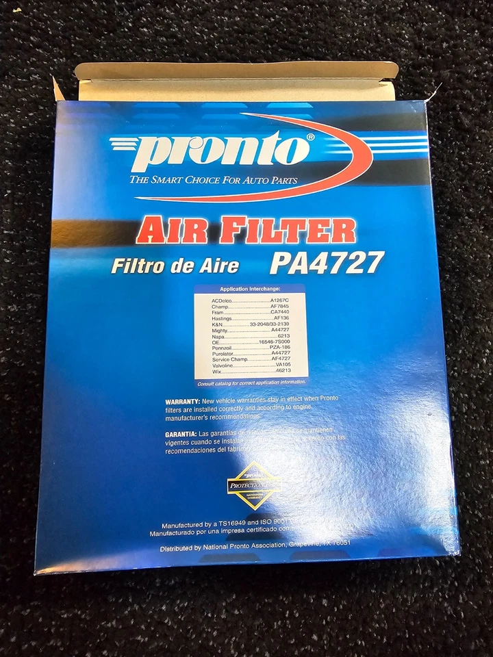 (QUANTIDADE 6) Filtro de ar painel Pronto PA4727 para 2008-2012 Nissan Pathfinder - Imagem 4 de 4