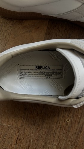 Maison Margiela Replica Trainer Gats White Sz 43 Us 10 - Picture 4 of 7