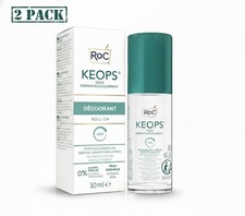 2 PACK -RoC Keops Roll-On Deodorant 30mL（EX...