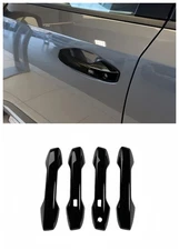 For Nissan Murano Accessories Gloss Black ABS Side Door Handle Cover Protector