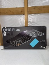 ProtoArc Backlit Wireless Ergonomic Keyboard, EK01 Plus Full Size Ergo Keyboard